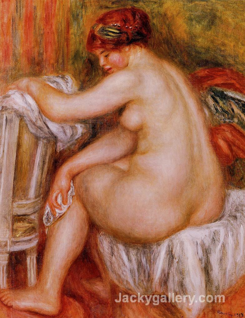 Seated Nude by Renoir by Pierre Auguste Renoir paintings reproduction